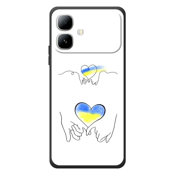 Чохол з принтом «Мир Україні» для Infinix Smart 20