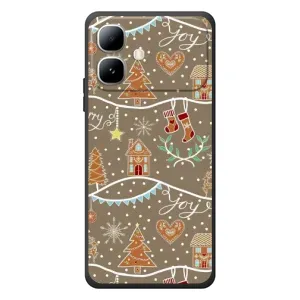 Новорічні, Святкові Чохли для Infinix Smart 20 - 2024 год (Новорічні пряники)
