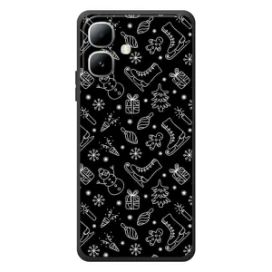 Новорічні, Святкові Чохли для Infinix Smart 20 - 2024 год (Новорічний фон)