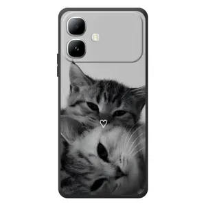 Чохол з малюнком кіт на Infinix Smart 20 (Пара котів)