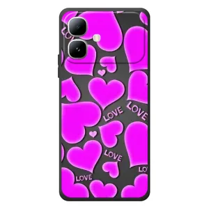 Чехлы для любимой на Інфінікс Смарт 20 (VPrint) (Pink hearts)