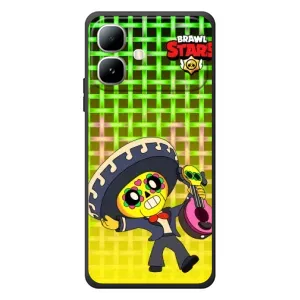 Чехлы Brawl Stars для Infinix Smart 20 (AlphaPrint) (Поко в самбреро)