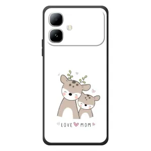 Чехлы для мамы на Infinix Smart 20 (Оленята мама и малыш)