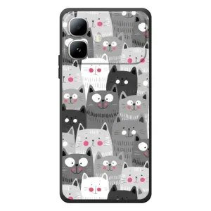 Чохли з Котиками для Infinix Smart 20 (VPrint) (Мальовані котики)