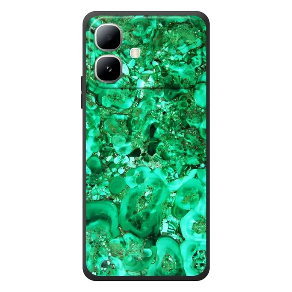 Чохол з принтом «Салатовий Мрамор» для Infinix Smart 20