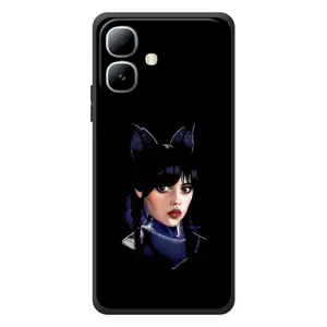 Чохли Венсдей на Infinix Smart 20 Уенсдей (AlphaPrint) (серйозна Венздей)