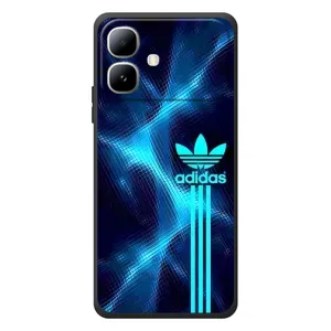 Чохли Адидас для Infinix Smart 20 (AlphaPrint) (Синій Адідас)