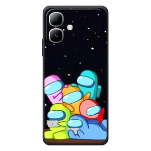 Чехол Амонг Ас для Infinix Smart 20 (AlphaPrint) (Скины в космосе)
