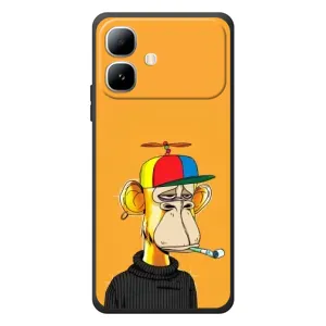 Чехлы с Обезьянами NFT для Infinix Smart 20 (AlphaPrint) (Скучающая Обезьяна NFT)