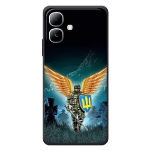 Чехлы с картинкой ЗСУ для Infinix Smart 20 (AlphaPrint) (Солдат ЗСУ)