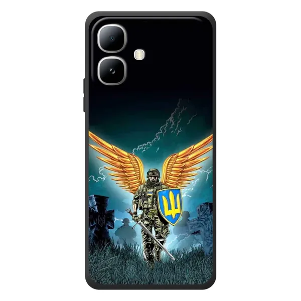 Чохол з принтом «Солдат ЗСУ» для Infinix Smart 20