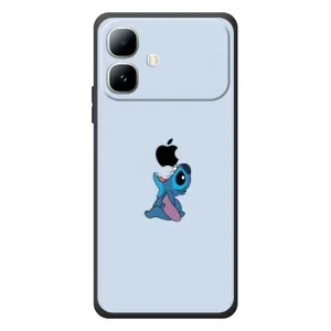 Чохол з принтом Стіч на Infinix Smart 20 (Stitch apple)