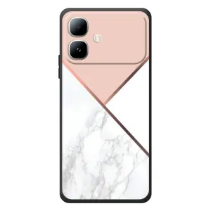 Мраморный чехол на Infinix Smart 20 (VPrint) (Тройной мрамор)