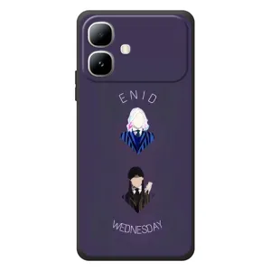 Чохли Венсдей на Infinix Smart 20 Уенсдей (AlphaPrint) (Венздей і подруга)