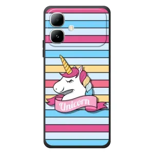 Чехол для Инфиникс Смарт 20 - (Единорожки - Новинки) (AlphaPrint) (Unicorn)