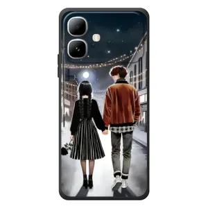 Чохол з дизайном Венздей 2 на Infinix Smart 20 (Венздей та Тайлер)