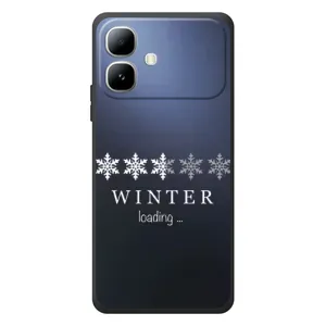Зимні Чохли для Інфінікс Смарт 20 - прозорий фон (Winter loading)