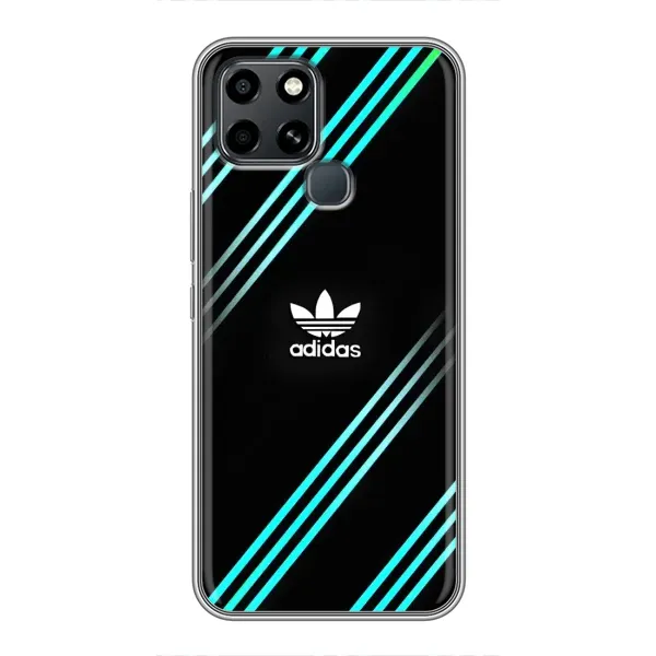 Чехол с принтом «Адидас с полосами» для Infinix Smart 6