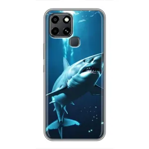 Чохол з картинкою 'Хижаки' для Infinix Smart 6 (Акула під водою)