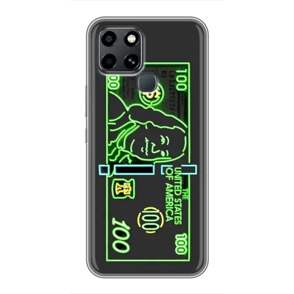 Чехол с принтом «Баксы» для Infinix Smart 6