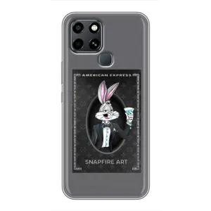 Бренднові Чохли для Infinix Smart 6 - (PREMIUMPrint) (Бакс Бані LV)