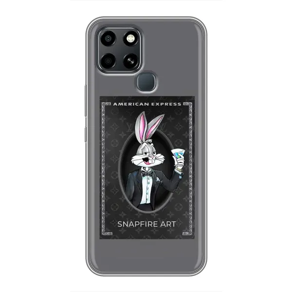 Чехол с принтом «Бакс Бани LV» для Infinix Smart 6