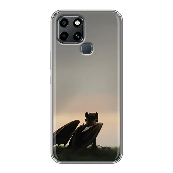 Чохол з принтом «Беззубик» для Infinix Smart 6 Чохол з принтом «Беззубик» для Infinix Smart 6
