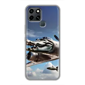 Чохол з мемом Тралалело тралала на Infinix Smart 6 (Бомбардіро крокоділо)