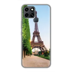 Чохол Ейфелева Вежа Infinix Smart 6 - (AlphaPrint) (Дорога до Парижу)