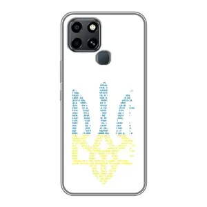 Чохли для Infinix Smart 6 Укр. Символіка (AlphaPrint) (Герб з букв)