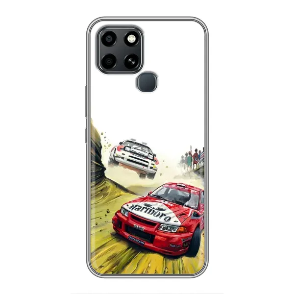Чехол с принтом «Гоночные Тачки» для Infinix Smart 6