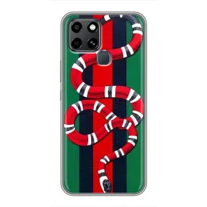 Чохли GUCCI для Інфінікс Смарт 6 (AlphaPrint) (Gucci змія)