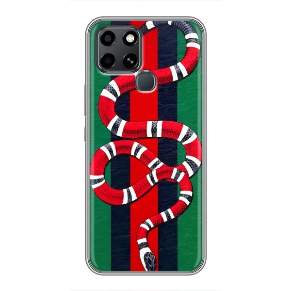 Чехол с принтом «Gucci змия» для Infinix Smart 6