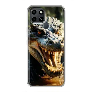 Чохол з картинкою 'Хижаки' для Infinix Smart 6 (Небезпечний крокодил)