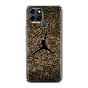 Чохли для Infinix Smart 6 - з картинкою JORDAN (AlphaPrint) (Logo Jordan)
