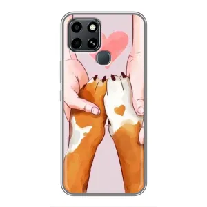 Чохли з собаками для Infinix Smart 6 (VPrint) (Любовь до собак)