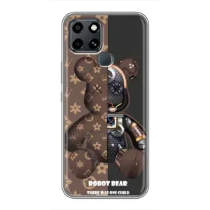 Круті Чохли Луі Віттон для Infinix Smart 6 (AlphaPrint) (Ведмідь Луі Вітон)
