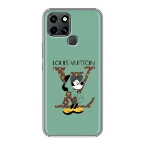 Чохли Луі Вітон для Infinix Smart 6 (AlphaPrint - LOUIS VUITTON) (Міккі Маус LV)
