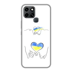 Чохол для Патріота України Infinix Smart 6 - (AlphaPrint) (Мир Україні)