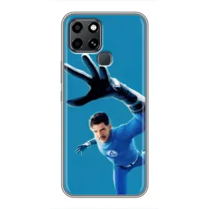 Чехол с принтом Фантастическая четверка для Infinix Smart 6 (Мистер Фантастик супергерой)