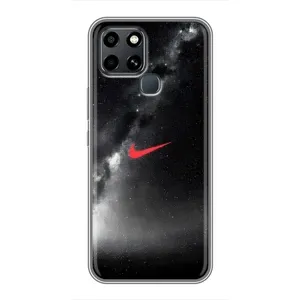 Чохол для Infinix Smart 6 - з принтом Найк (AlphaPrint) (Найк червоний)