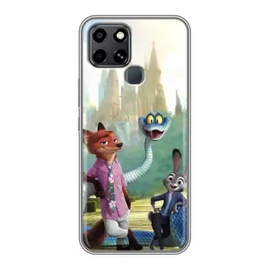 Чехол Зоотрополіс на Infinix Smart 6 (Герои мультфильма Зверополис)