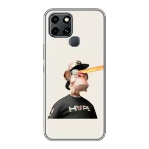 Чохли з Мавпами NFT для Infinix Smart 6 (AlphaPrint) (мавпа NFT в окулярах)