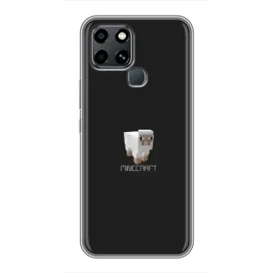 Чохол Майнкрафт на Infinix Smart 6 (AlphaPrint) Minecraft (Овечка Майнкрафт)