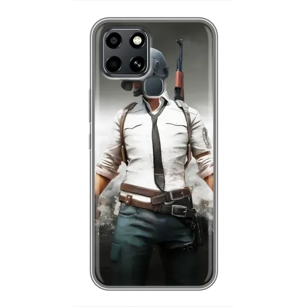 Чехол с принтом «Пабг мен» для Infinix Smart 6