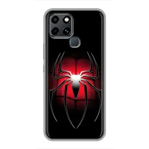Чохол з людиною павуком для Infinix Smart 6 - (AlphaPrint) (Паук марвел)
