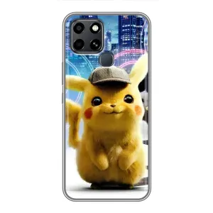 Чохол з Пікачу на Infinix Smart 6 (Пікачу в місті)