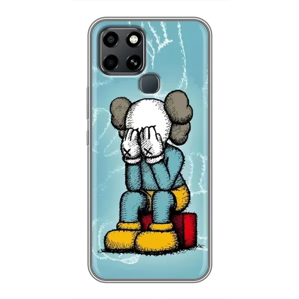 Чехол с принтом «Плач Bearbrick» для Infinix Smart 6