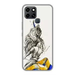 Чохли (Доброго вечора, ми за України) для Інфінікс Смарт 6 (AlphaPrint) (Перемога)