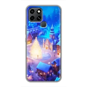 Різдвяні Чохли для Infinix Smart 6 (VPrint) (Різдвяне місто)